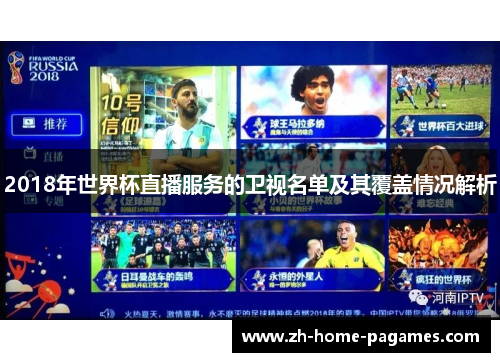 2018年世界杯直播服务的卫视名单及其覆盖情况解析